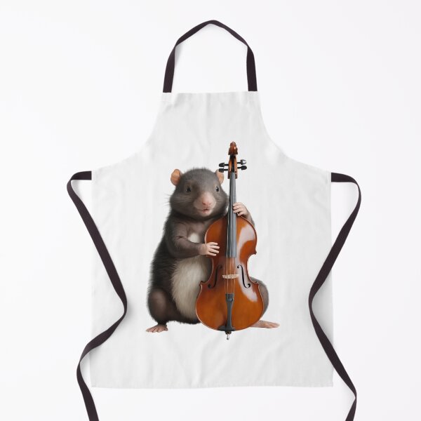 Item preview, Adorable Mole Playing the Contrabass – Cartoon Style designed and sold by AleksKos.