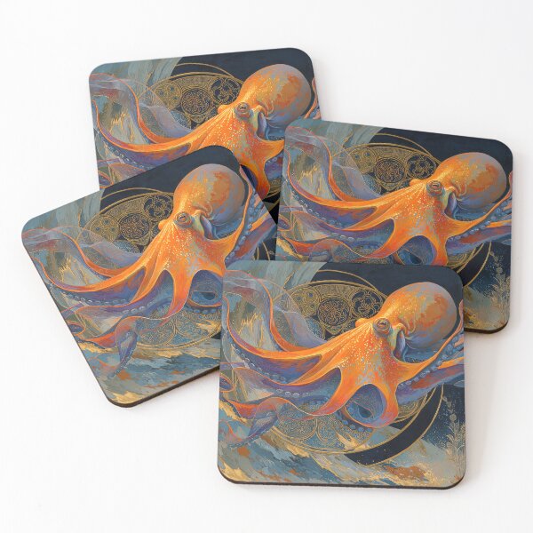 Item preview, Gilded Depths: An Octopus Rhapsody designed and sold by bloorose.