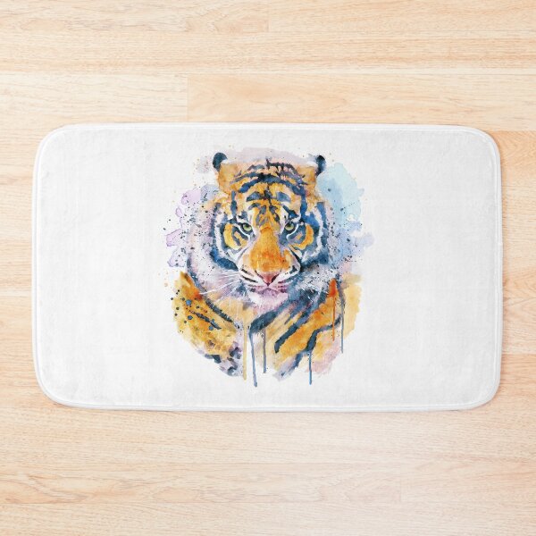Item preview, Tiger Watercolor Portrait designed and sold by caracatita75.