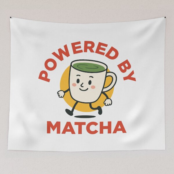 Item preview, Powered By Matcha designed and sold by MO DESIGNS.