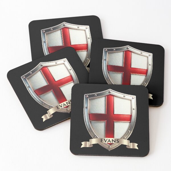 Item preview, Evans English Heritage Shield  St George Cross with Golden Banner designed and sold by Highlandkings.