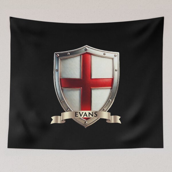 Item preview, Evans English Heritage Shield  St George Cross with Golden Banner designed and sold by Highlandkings.
