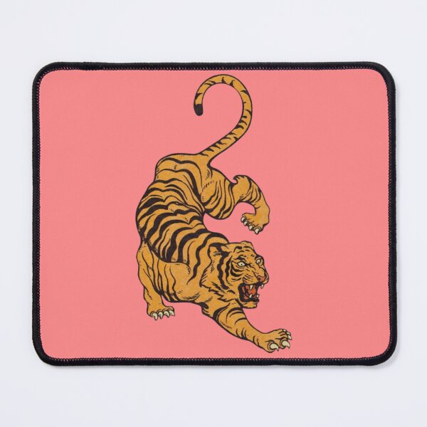 Item preview, Ancient Fury – Striking Tiger in Classic Ink Style designed and sold by StickerStudioHQ.