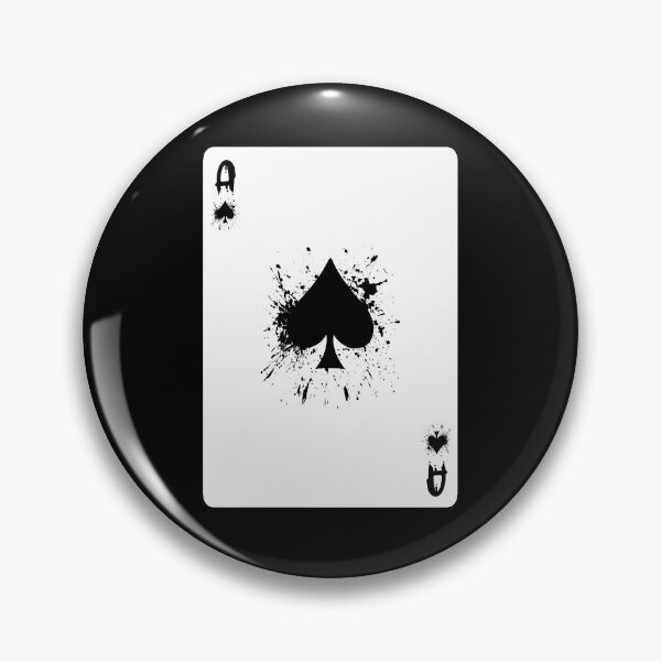 Item preview, Ace of Spades (Splatter) designed and sold by pixelatedthread.
