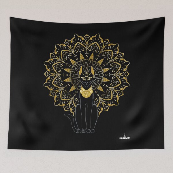 Item preview, Bastet egyptian goddess  designed and sold by Hagal Art.