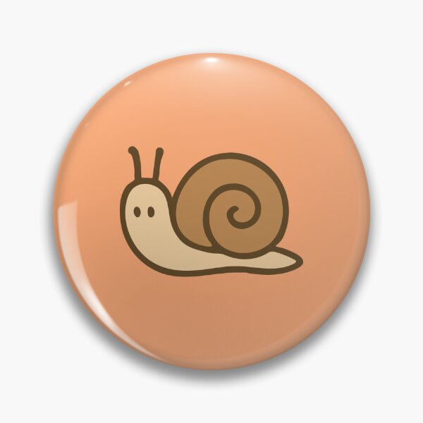 Item preview, Otto the Snail - Adorable Kawaii Snail designed and sold by PatchAndPetal.
