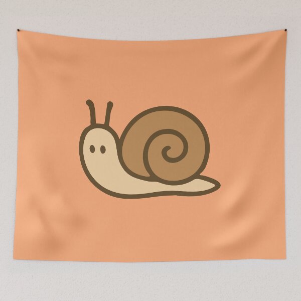 Item preview, Otto the Snail - Adorable Kawaii Snail designed and sold by PatchAndPetal.