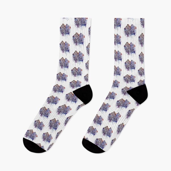 Item preview, Zebra Love – Watercolor Duo designed and sold by caracatita75.