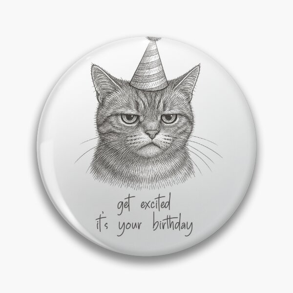 Item preview, Get Excited It's Your Birthday  designed and sold by InnaPo ⭐⭐⭐⭐⭐.