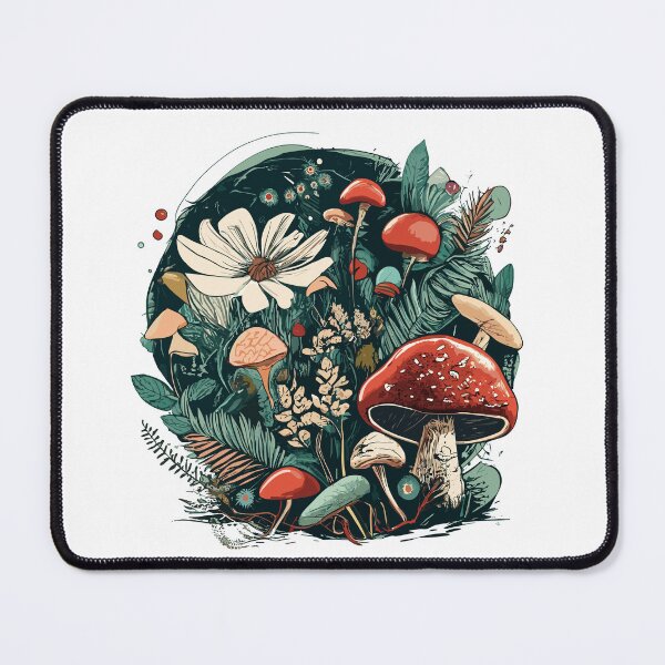 Item preview, Floral Mushrooms designed and sold by GraphicsClub.