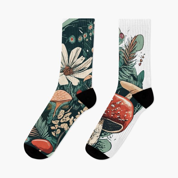 Item preview, Floral Mushrooms designed and sold by GraphicsClub.