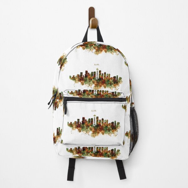 Item preview, Seattle Skyline – Moody Watercolor Vibes designed and sold by caracatita75.
