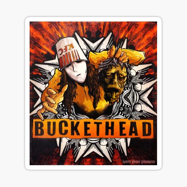 Item preview, Buckethead Sticker designed and sold by ehitt.