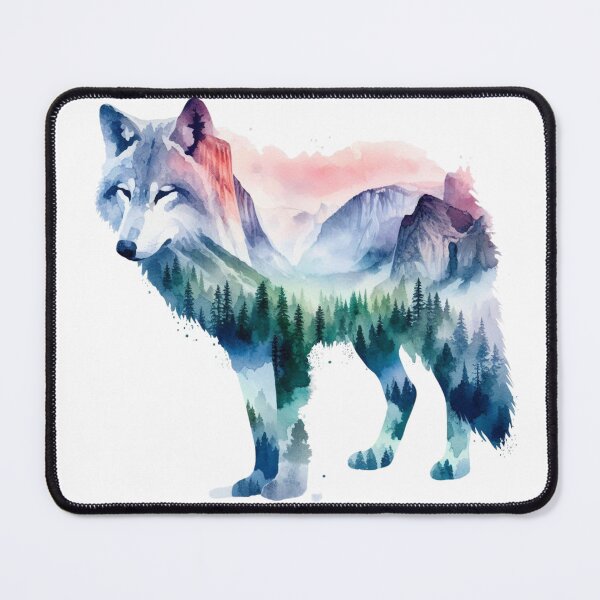 Item preview, Mountain Spirit Wolf designed and sold by TeetasticBtque.