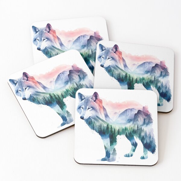 Item preview, Mountain Spirit Wolf designed and sold by TeetasticBtque.