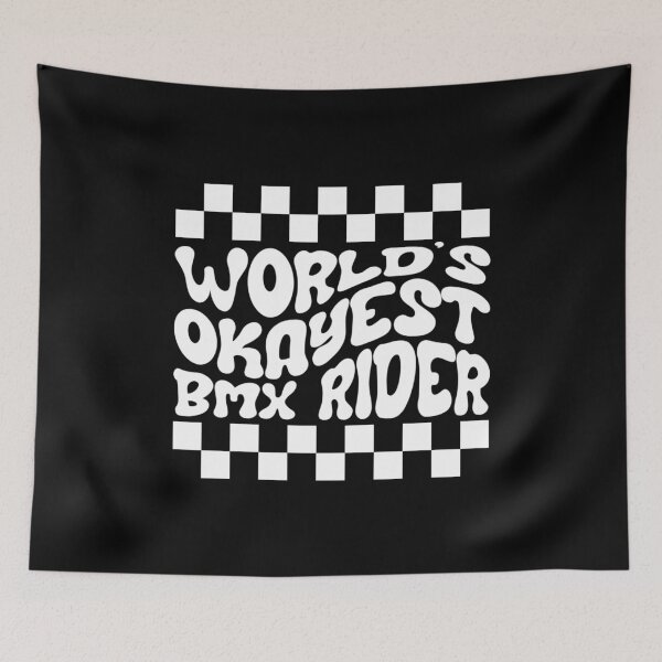 Item preview, World's Okayest BMX Rider Sarcastic designed and sold by StrideSuccess.