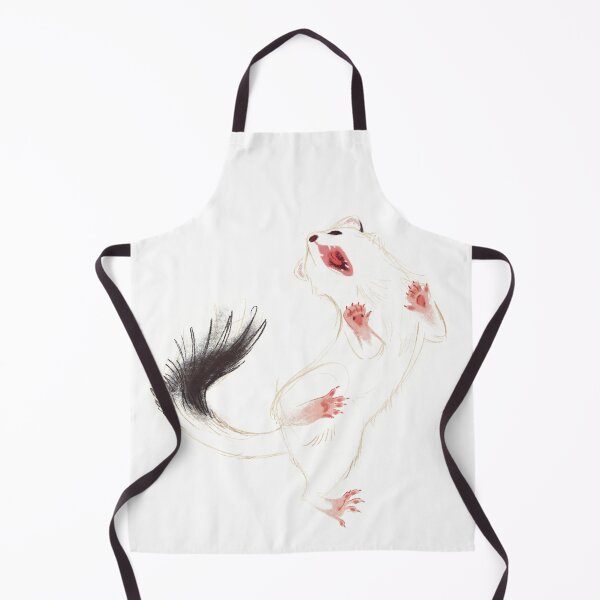 Item preview, White Eurasian Ermine designed and sold by RyukiArtbook.