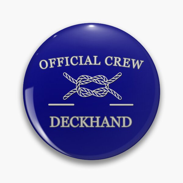 Item preview, Deckhand Nautical Crew Design – Vintage Maritime Emblem designed and sold by NullandPrinted.