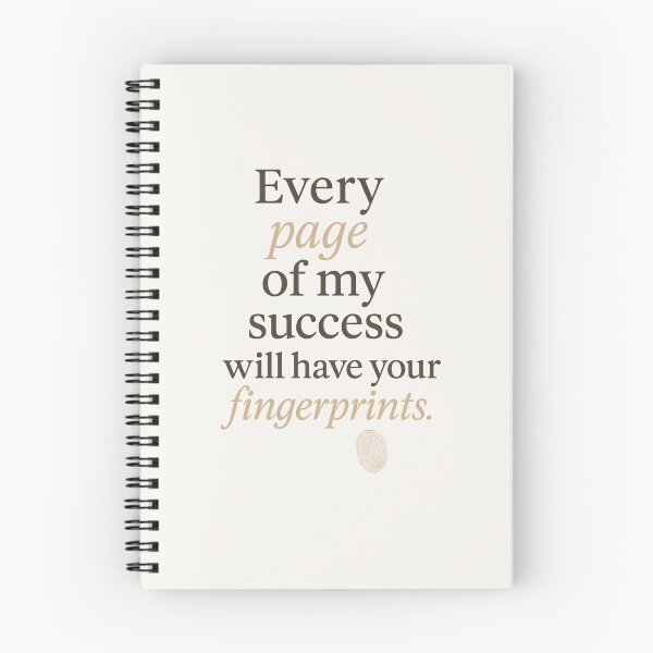 Item preview, Every Page of My Success Will Have Your Fingerprints – Emotional Teacher Quote designed and sold by TheCrazyOdd.