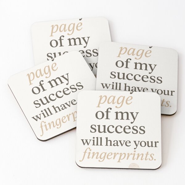 Item preview, Every Page of My Success Will Have Your Fingerprints – Emotional Teacher Quote designed and sold by TheCrazyOdd.
