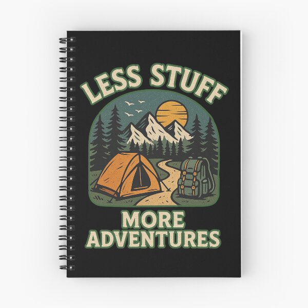 Item preview, Less stuff - more adventures designed and sold by Ambient Mind Design.