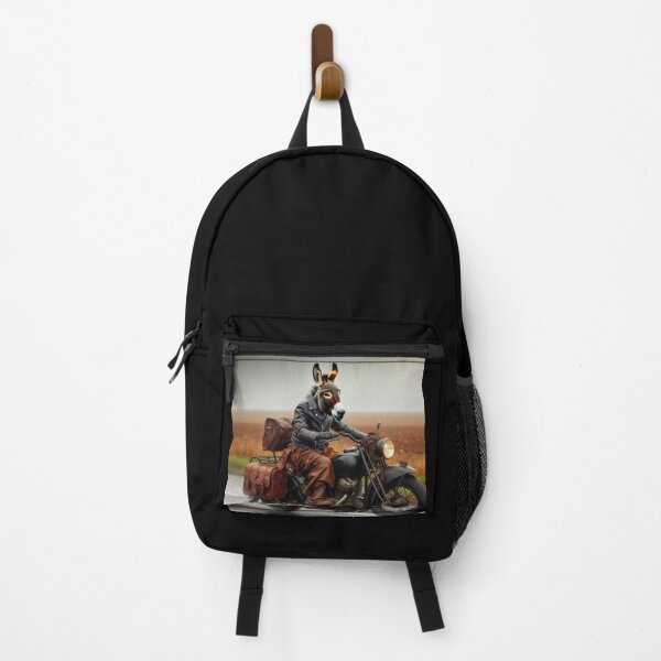 Item preview, donkey and classic motorcycle designed and sold by Dogandesighn.