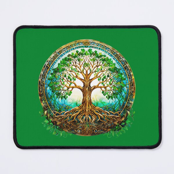 Item preview, Celtic Tree of Life in Green and Brown designed and sold by Marymarice.