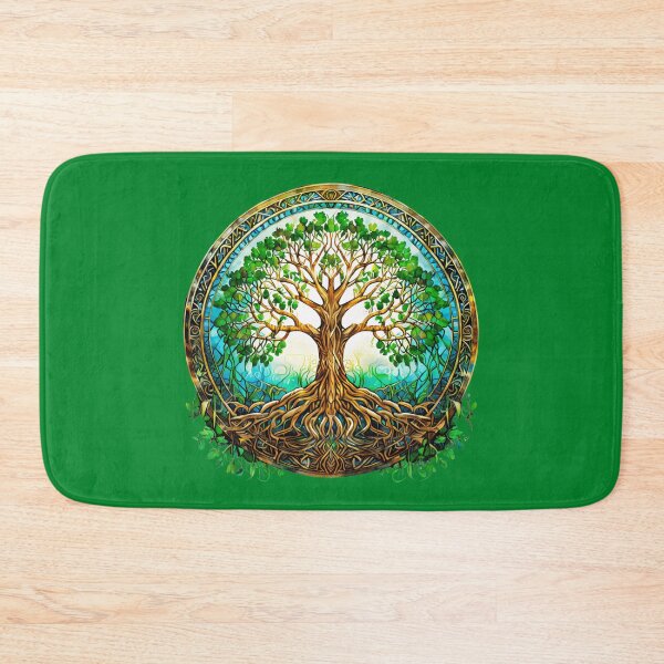 Item preview, Celtic Tree of Life in Green and Brown designed and sold by Marymarice.