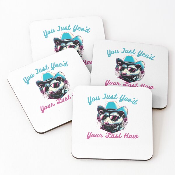 Item preview, You've just yee'd your last haw funny opossum cowboy retro designed and sold by snowry.