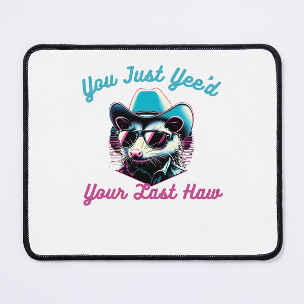 Item preview, You've just yee'd your last haw funny opossum cowboy retro designed and sold by snowry.