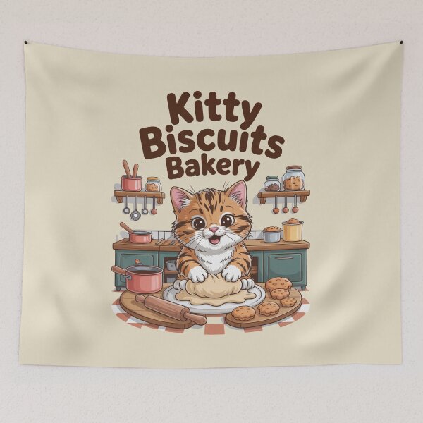 Item preview, Kitty Biscuits Bakery — Cute Cat Bakery designed and sold by SignumShop.
