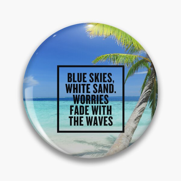 Item preview, Hectic Living? Beach Life Is Better – AI Beach Photo with Motivational Quote for Beach Lovers & Tourists designed and sold by knalpot-design.