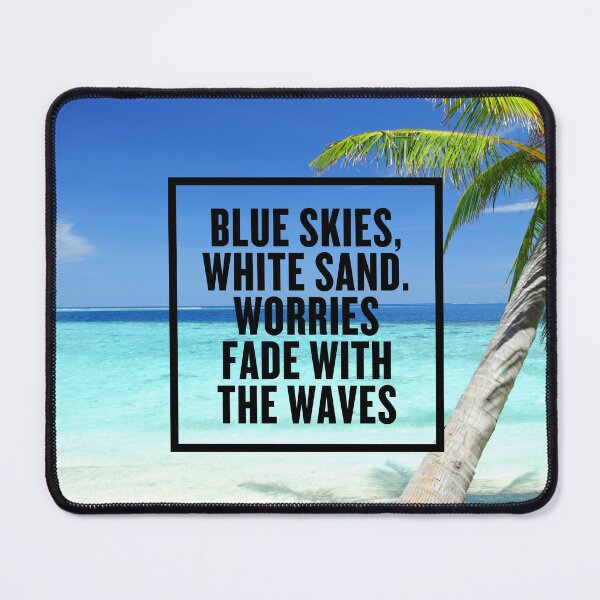 Item preview, Hectic Living? Beach Life Is Better – AI Beach Photo with Motivational Quote for Beach Lovers & Tourists designed and sold by knalpot-design.