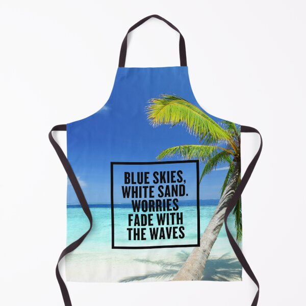 Item preview, Hectic Living? Beach Life Is Better – AI Beach Photo with Motivational Quote for Beach Lovers & Tourists designed and sold by knalpot-design.