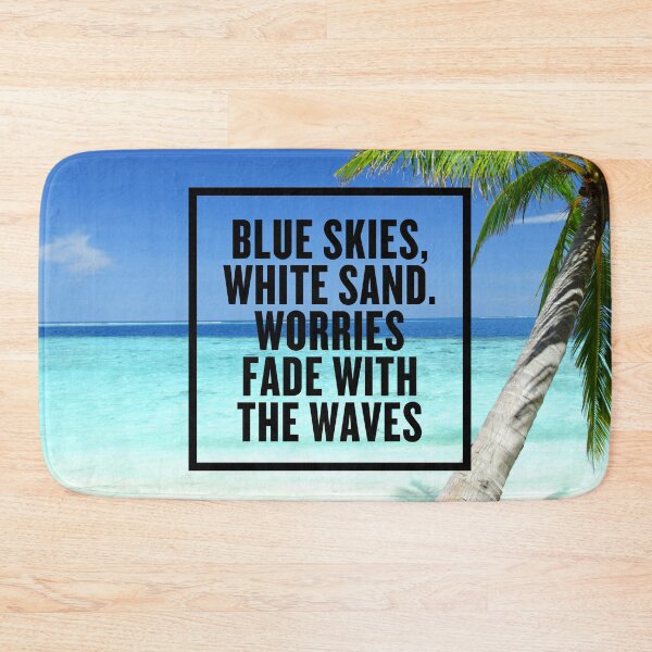Item preview, Hectic Living? Beach Life Is Better – AI Beach Photo with Motivational Quote for Beach Lovers & Tourists designed and sold by knalpot-design.