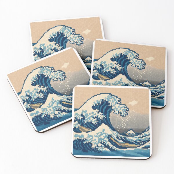 Item preview, Pixelated Wave  designed and sold by CharmStudio.
