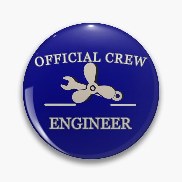 Item preview, Engineer Nautical Crew Design – Vintage Maritime Emblem designed and sold by NullandPrinted.