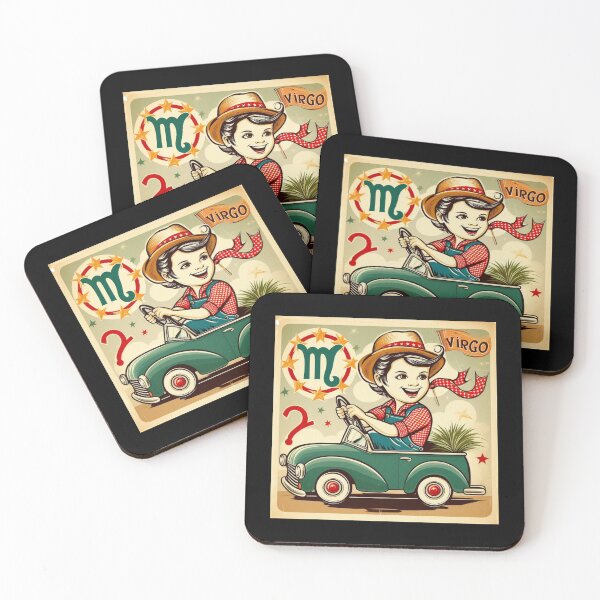 Item preview, Virgo Vintage – Retro Zodiac Art designed and sold by EuropeanPrints.