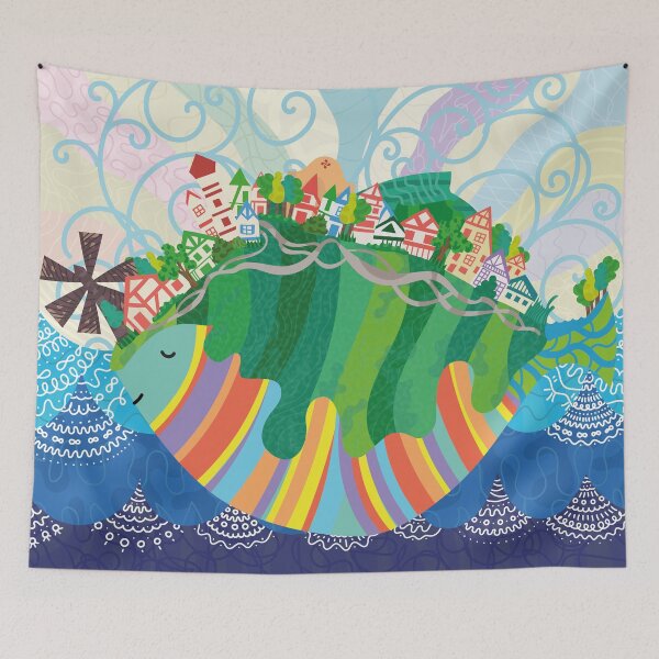 Item preview, Magic Fish Island designed and sold by n-like-design.