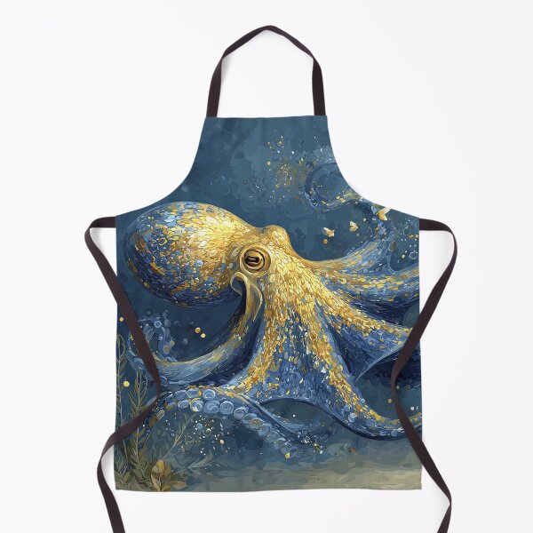 Item preview, Sapphire and Gold: An Octopus's Dream designed and sold by bloorose.