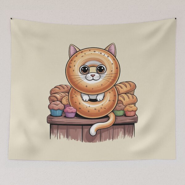 Item preview, Kitten Bagel Bakery designed and sold by SignumShop.