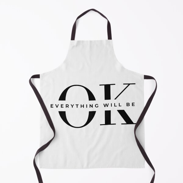 Item preview, Everything Will Be OK – Uplifting Positive Message Typography Design designed and sold by LumosRay.