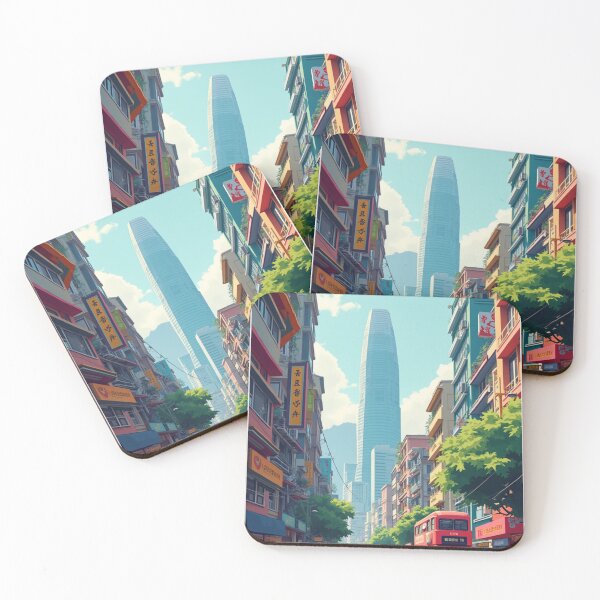 Item preview, Hongkong Travel Poster, Perfect Gift for Travel Enthusiasts, Vintage Style Wall Art, China Wall art for home decor, Hongkong print. Sticker designed and sold by Thegalleryshop1.