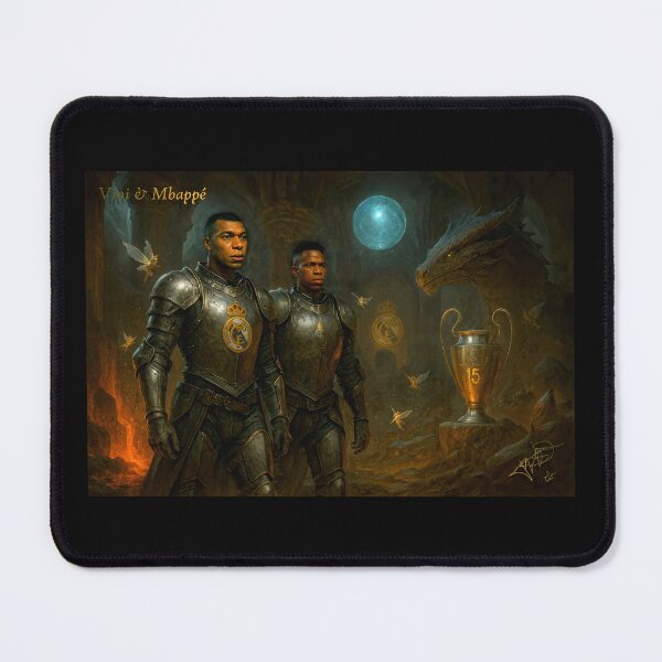 Item preview, Vinicius and Mbappé: Guardians of Real Madrid's Legacy designed and sold by AnastasioManuel.