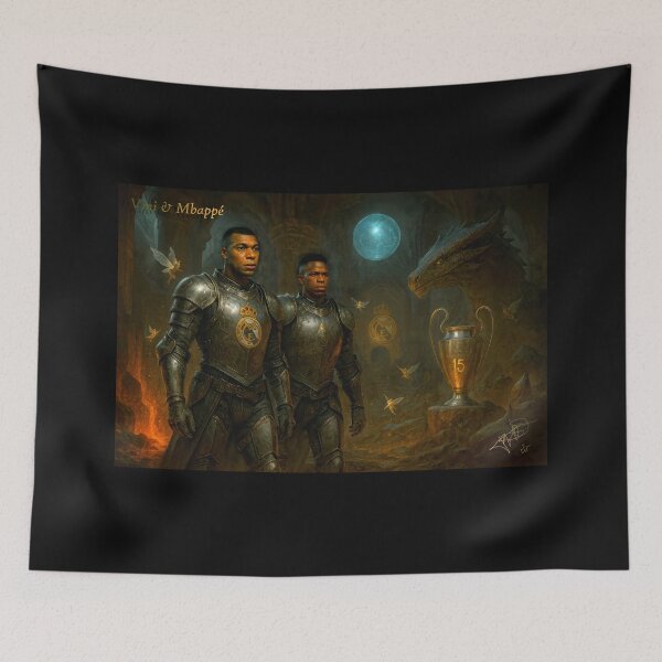 Item preview, Vinicius and Mbappé: Guardians of Real Madrid's Legacy designed and sold by AnastasioManuel.