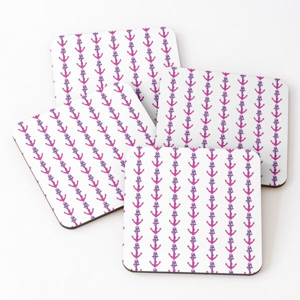 Item preview, Artistic colored purple anchor pattern designed and sold by Design your dreams.