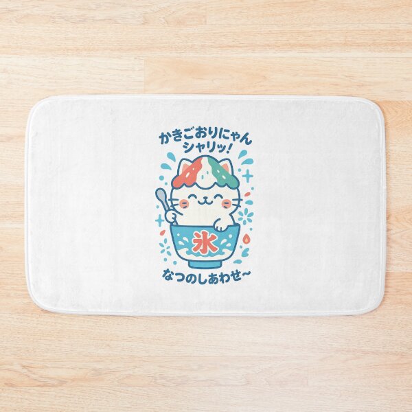 Item preview, Shaved Ice Cat – Kawaii Summer Coolness designed and sold by Oni  Zuka.