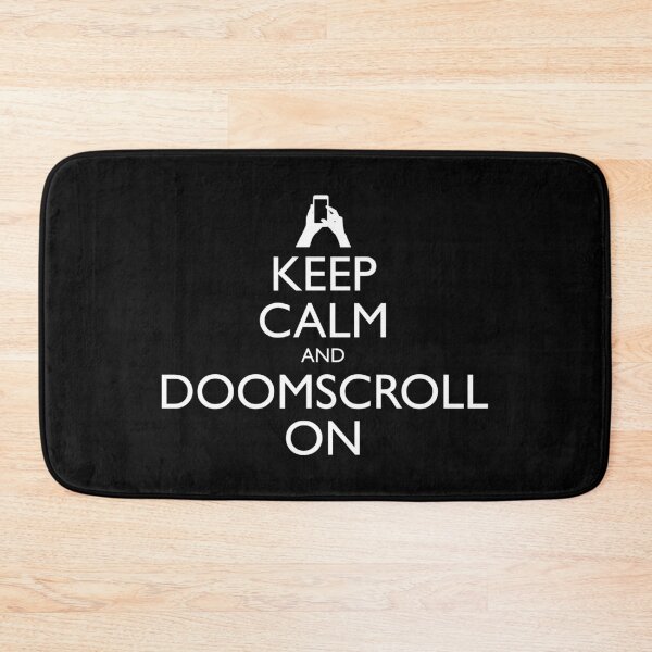 Item preview, Keep Calm And Doomscroll On designed and sold by Cat Lady Designs.