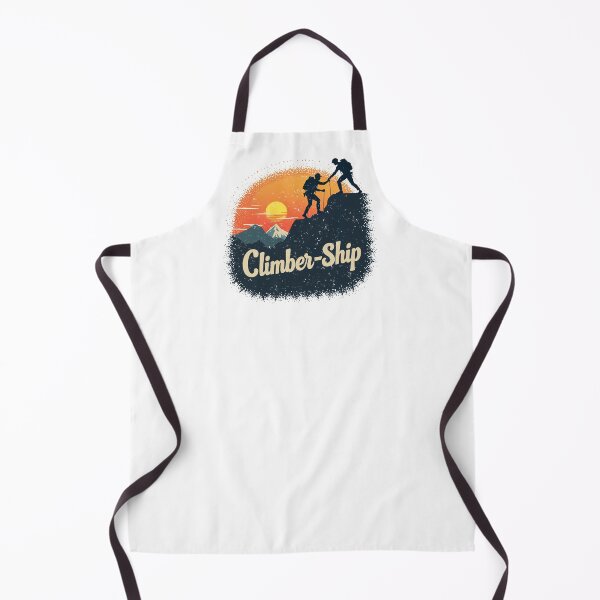 Artikelvorschau, ClimberShip-Teamwork erreicht bei Sonnenuntergang neue Höhen (verwaschener und abgenutzter Look) entworfen und verkauft von JumpJammiesTees.
