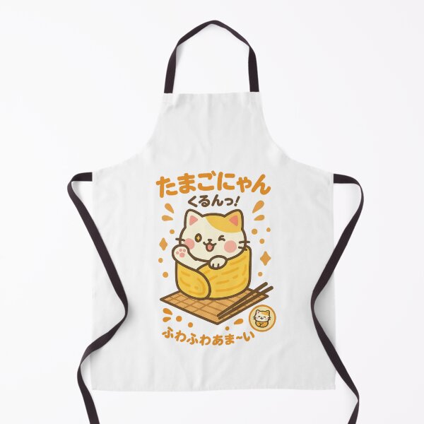 Item preview, Omelette Cat – Kawaii Tamago Roll designed and sold by Oni Zuka.